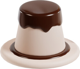 3d tasty sweet food and snack illustration in isolated background