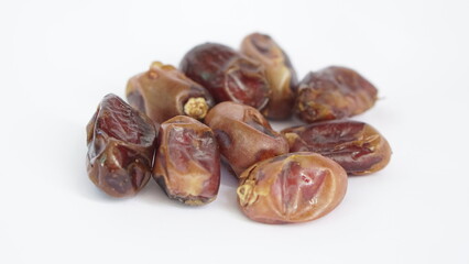 dates on a wooden table