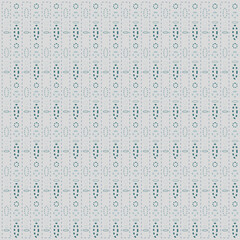 A pattern of shapes with a dotted stroke on a gray background.