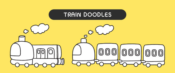 train doodles