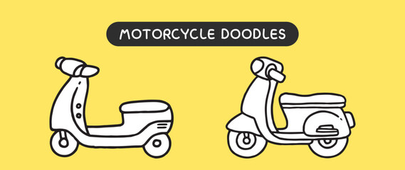 motorcycle doodles