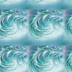 Fototapeta na wymiar eamless Shibori Print pattern and tie-dye textile Shibori allovers pattern design
