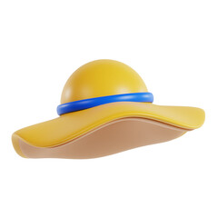 summer beach holiday 3d icon