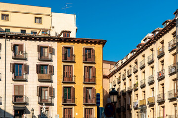 Fototapeta premium Plaza de Santa Cruz in Madrid Spain