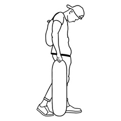 The Boy and The Girl in Sport Street