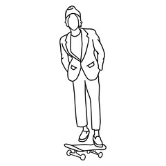 The Boy and The Girl in Sport Street