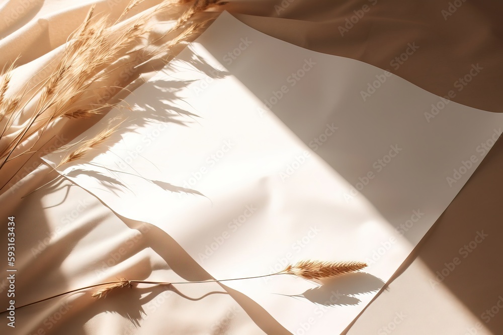 Poster a sheet of paper with a dried plant on it next to a sheet of paper with a dried plant on it next to 