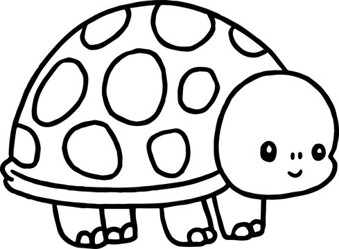 turtle coloring outline