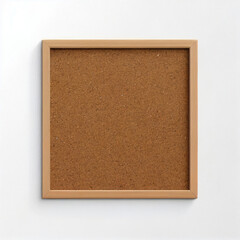 Fototapeta premium Empty bulletin board on the wall, Generative AI