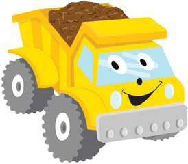 Dump Truck Cartoon © Sharron