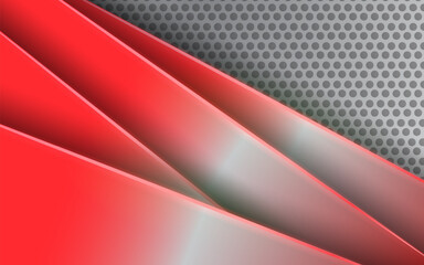 Abstract metal with selvire carbon background