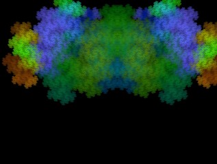 Imaginatory fractal abstract background Image