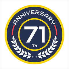 anniversary emblem vector logo numbers 1 to 100 with cool rice paddy vector elements