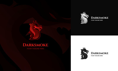 Letter d book shape logo design for books stores and publishing companies