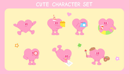 귀여운 도형캐릭터