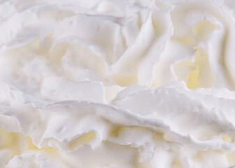 Fototapeta na wymiar white milkshake and cream background