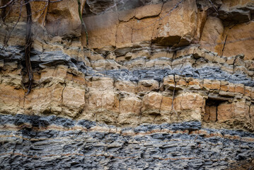 closeup of rock texture for background use