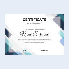 Simplecertificate of achievement suitable for awards in corporate, personal business, and community