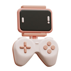 video game 3d icon illustration