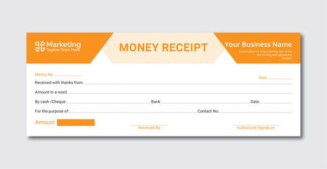 Money Receipt template