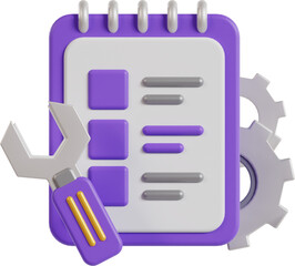 3d isolated customer service illustration,  help desk assistant icon