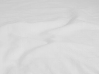 Curtain white wave shapes and soft shadow. designs abstract backround on isolated. Curved stripes on fabric.