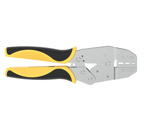 Crimper isolated on transparent background. 3d rendering - illustration