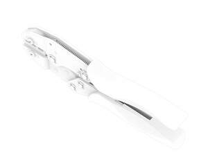 Crimper isolated on transparent background. 3d rendering - illustration