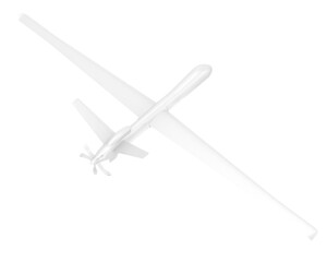 Drone isolated on transparent background. 3d rendering - illustration