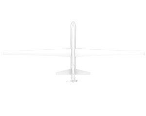 Drone isolated on transparent background. 3d rendering - illustration