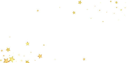 Magic stars vector overlay.  Gold stars scattered