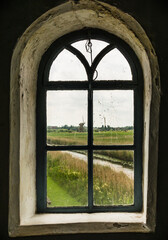 window in the windmill