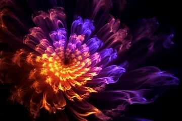 flower color background, Generative AI.