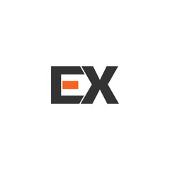 modern creative EX logo designs 