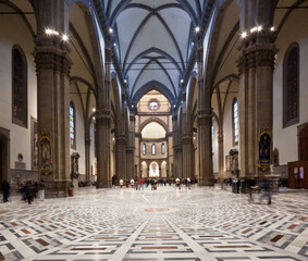 Firenze. Interno della Cattedrale di Santa Maria del Fiore