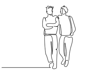 woman man serious successful standing pose