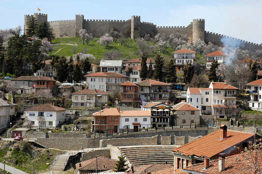 Castello di Samuil, a Ocrida, Macedonia