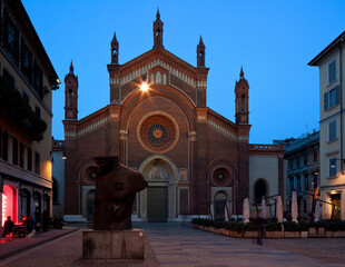 Milano. La chiesa di Santa Maria del Carmine 