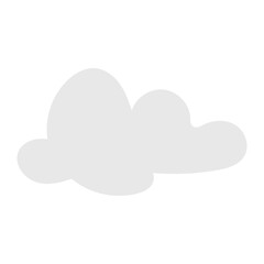 White Cloud Icon
