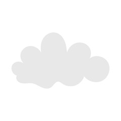 White Cloud Icon