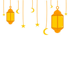Hanging Lantern Islamic Decoration