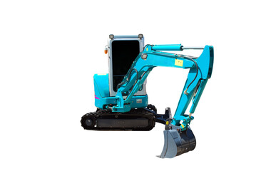 earth moving machine front view transparent