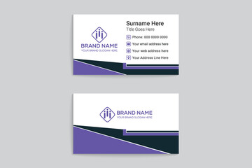 Medical business card template design