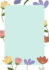 Colorful summer flowers background image, nice and fresh atmosphere.