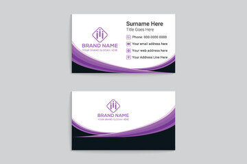 Professional business card mockup