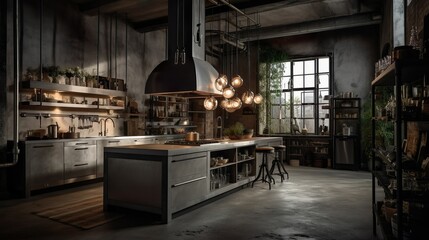 Fototapeta na wymiar Luxury Kitchen interior design