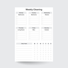 Weekly Cleaning Checklist,Cleaning Planner,Cleaning Schedule,Weekly Cleaning Printable,printable Weekly Planner,Cleaning Checklist,Cleaning Planner,Cleaning Tracker