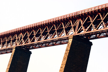 Forth rail bridge - South Queensferry - City of Edinburgh - Scotland - UK
