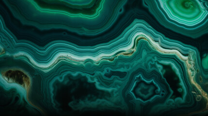 green agate stone texture background Generated AI - obrazy, fototapety, plakaty