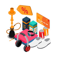 Ecommerce Isometric Concept